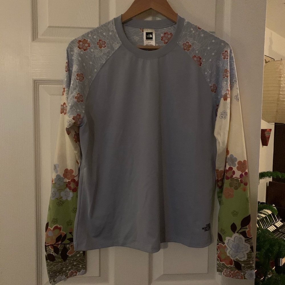 North Face Floral Long sleeve Shirt
